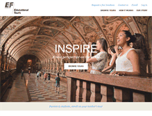 Tablet Screenshot of eftours.com