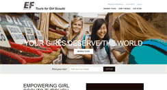 Desktop Screenshot of girltrips.eftours.com
