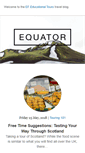 Mobile Screenshot of equator.eftours.com